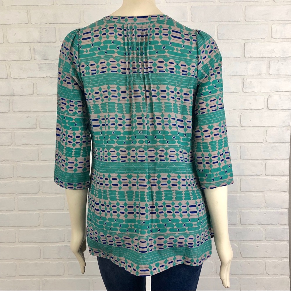 Plenty by Tracy Reese geometric blouse - Picture 2 of 6